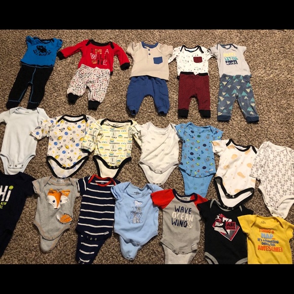 Little boys clothing onesies/pants/outfits - Picture 1 of 13